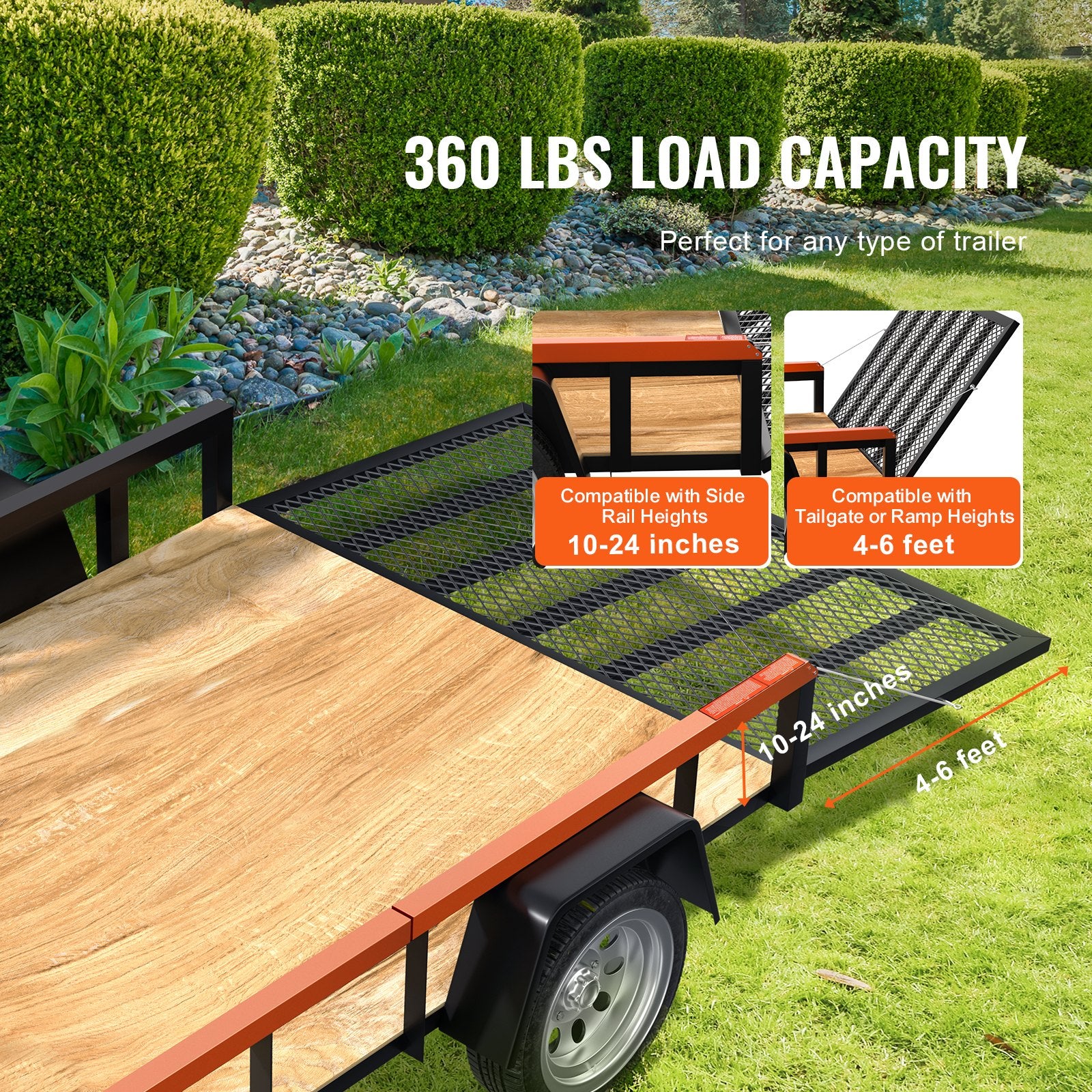 VEVOR TrailTailgate er Lift Assist,  Max 180 lbs Load Capacity,