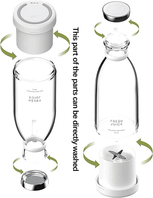 350ML Electric Juicer Blender Mixer USB Rechargeable Machine