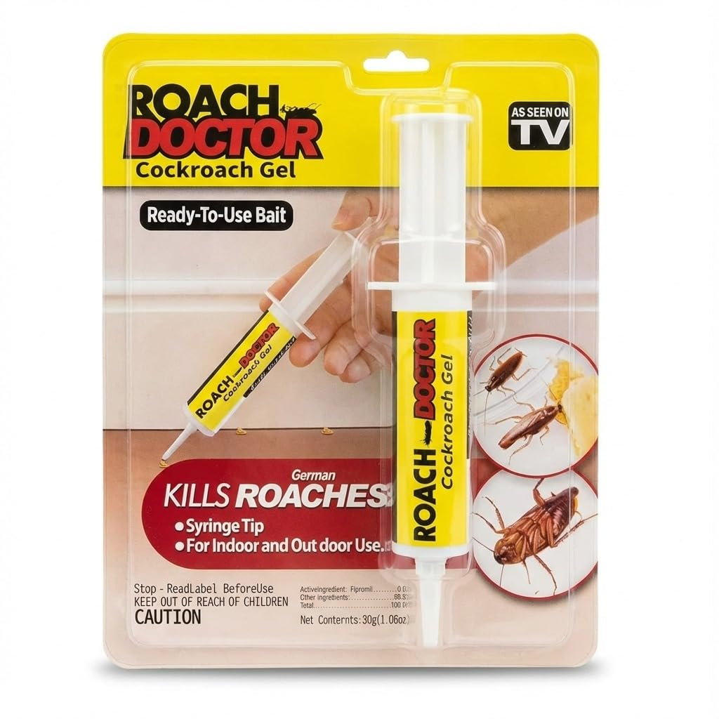 Pest & Cockroach  control Gel Bait with Syringe Tip 100%working