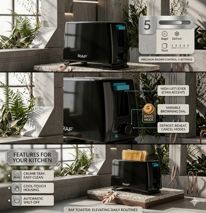 RAF 2 Slice Toaster (650W)