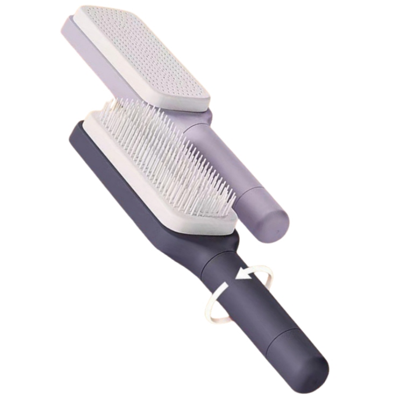 Self Cleaning Hair Brush for Women 2 in one