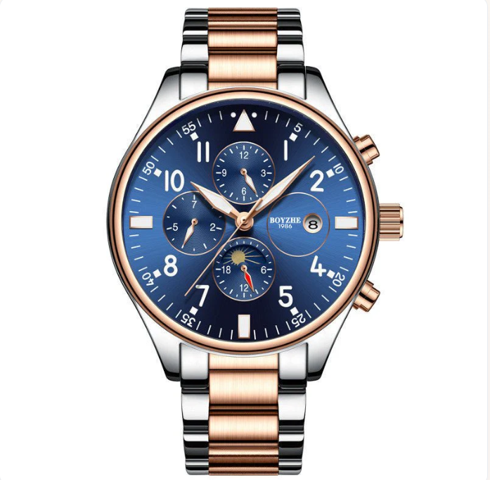 Automatic Mechanical Watch Steel Belt