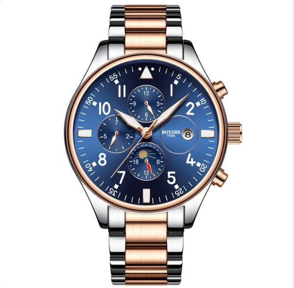 Automatic Mechanical Watch Steel Belt
