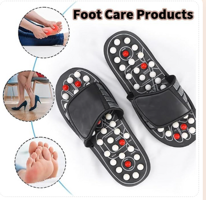 Message Slippers, Rotating Acupressure Foot Massager