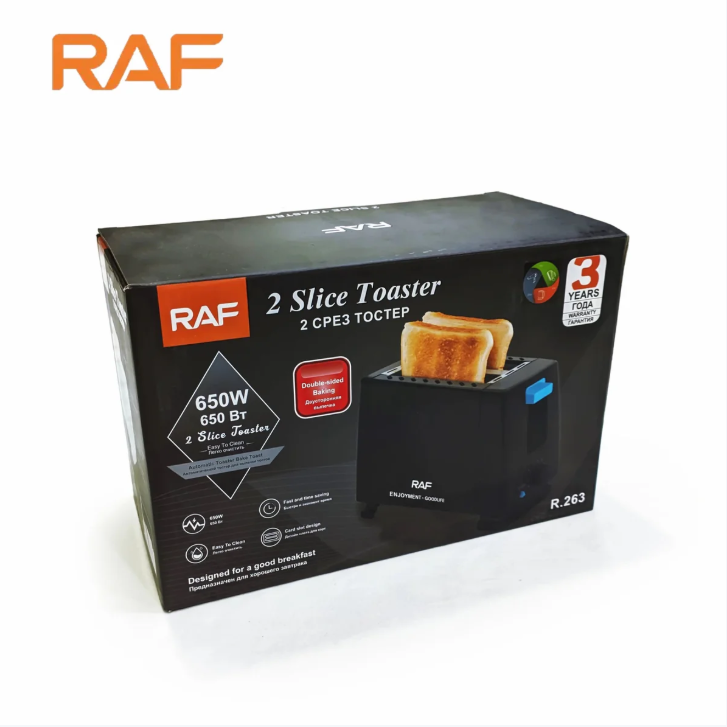 RAF 2 Slice Toaster (650W)