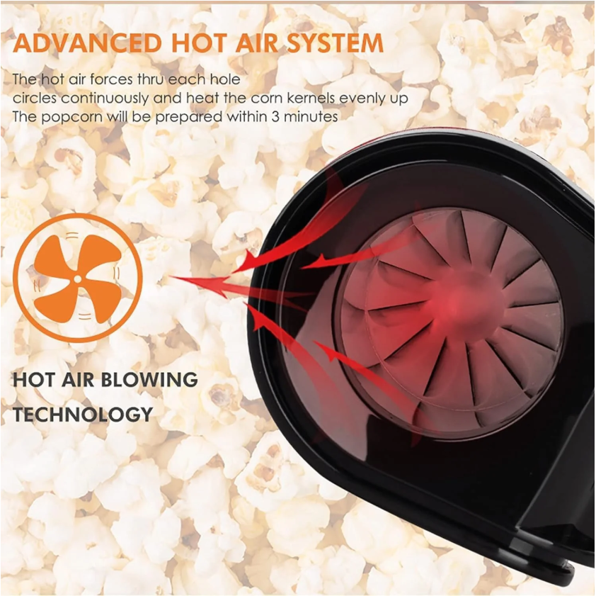 Home Hot Air Popcorn Maker