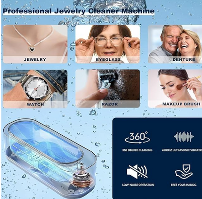 Ultrasonic Glasses Cleaner & Jewelry & watches